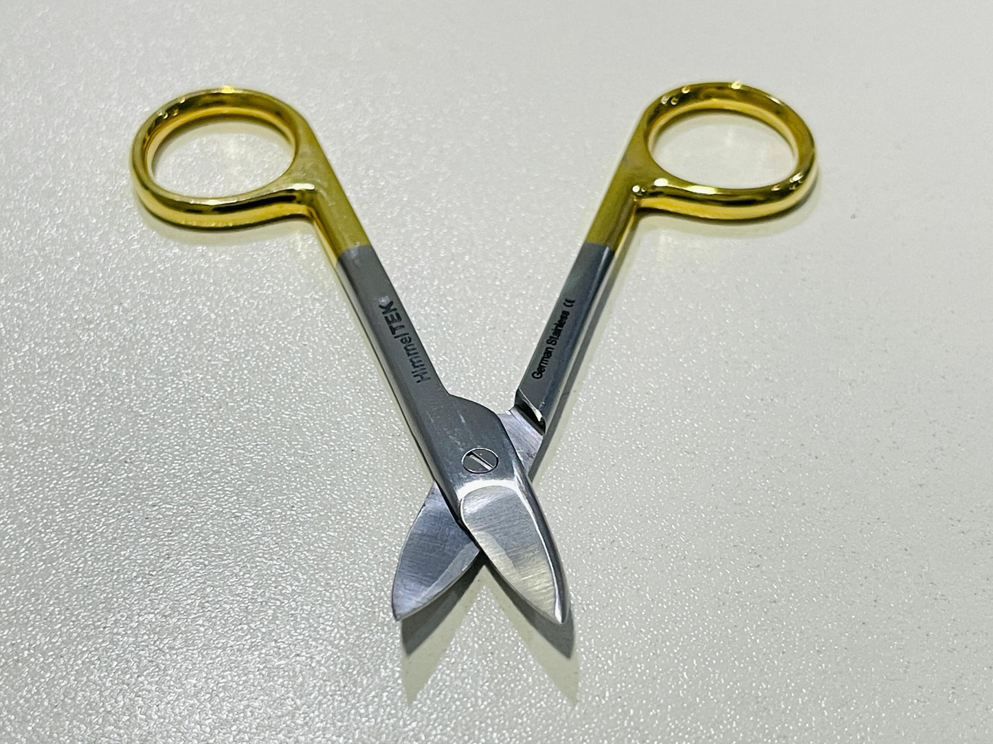 Dental Bee Bee Crown Scissors TC Gold