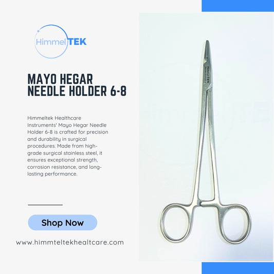 Mayo Hegar Needle Holder 6-8