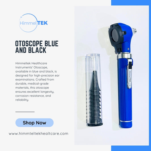 Otoscope Blue and Black